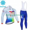 Maillot Cyclisme Hiver + Collant à Bretelles Totalenergies 2023